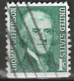 USA 1967/1968 - Yvert 816 - Thomas Jefferson (ST), Timbres & Monnaies, Timbres | Amérique, Affranchi, Envoi