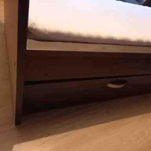 Eenpersoonsbed met uitschuifbare lade incl. lattenbodem en m, Kinderen en Baby's, Kinderkamer | Bedden, Gebruikt, 180 cm of meer