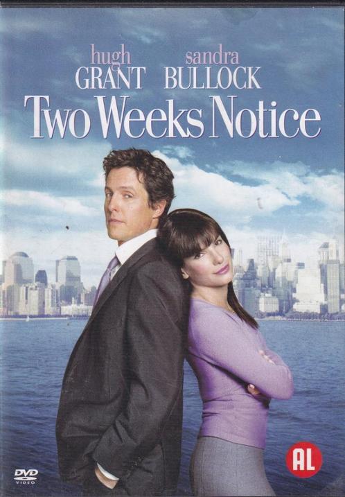 Préavis de deux semaines (2002) Sandra Bullock - Hugh Grant, CD & DVD, DVD | Comédie, Utilisé, Comédie romantique, Tous les âges