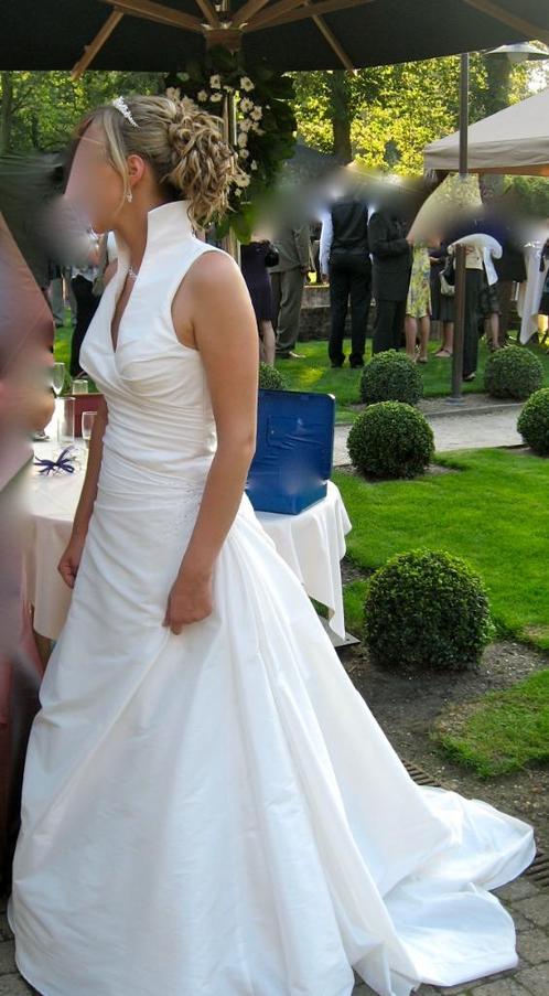 Trouwkleed Marylise ivoor maat 36-38, Kleding | Dames, Trouwkleding en Trouwaccessoires, Zo goed als nieuw, Trouwjurk, Wit, Ophalen