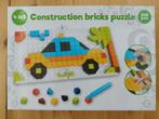 Construction bricks puzzle, Ophalen of Verzenden, Zo goed als nieuw, Puzzelen