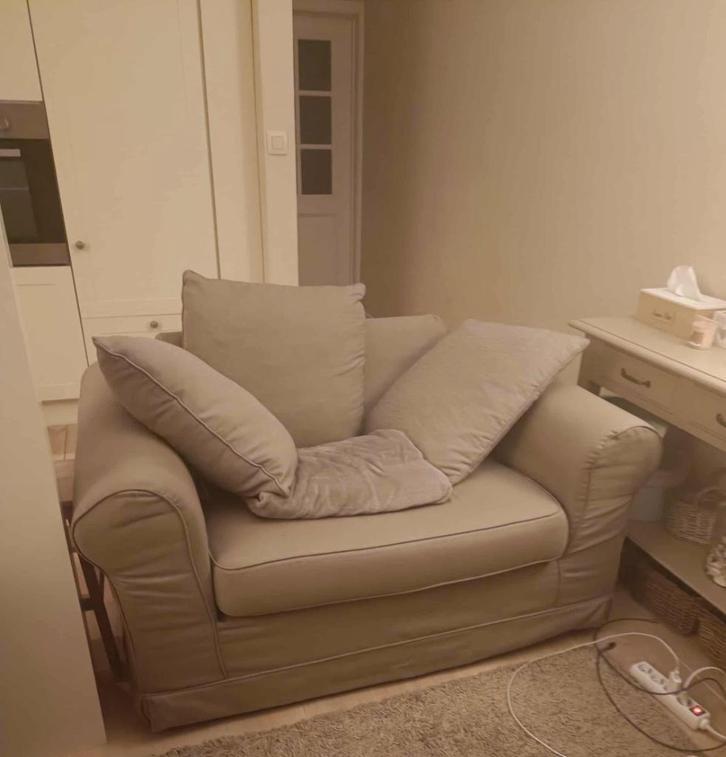 Zetel 3 zit en één zit, Huis en Inrichting, Zetels | Zetels, Gebruikt, Ophalen