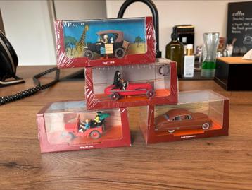 Collectie Tintin miniaturen met boekjes + metalen figuren beschikbaar voor biedingen