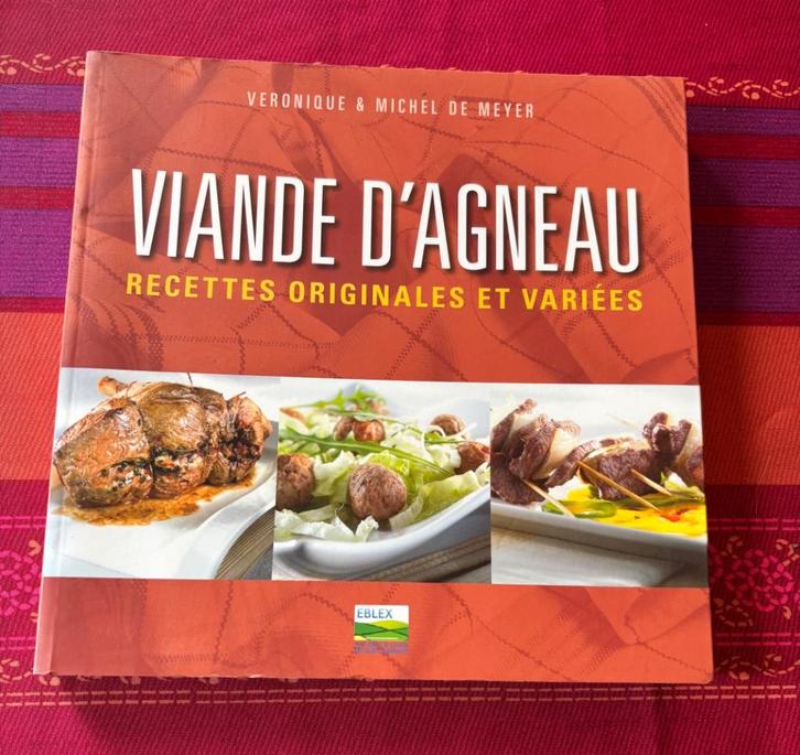 Viande  d'agneau - Recettes originales et variées, Boeken, Kookboeken, Zo goed als nieuw, Hoofdgerechten, Ophalen of Verzenden