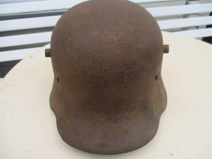 Duitse helm WOI, Verzamelen, Militaria | Algemeen, Landmacht, Helm of Baret, Verzenden