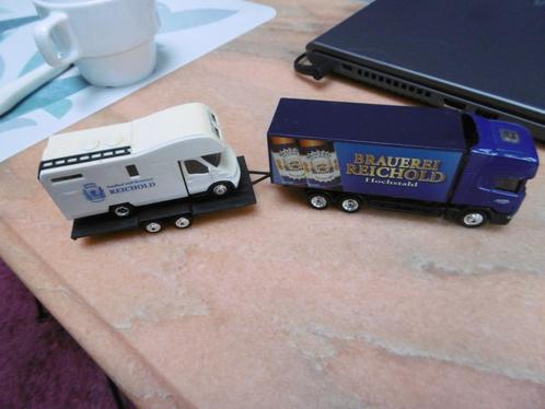 miniature, scania avec remorque et camping-car grell, Hobby & Loisirs créatifs, Voitures miniatures | Échelles Autre, Comme neuf