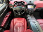 Maserati Ghibli 3.0D V6 - Full - Dak / Red Interior 98000KM, Auto's, Maserati, Automaat, Euro 5, 2993 cc, Blauw