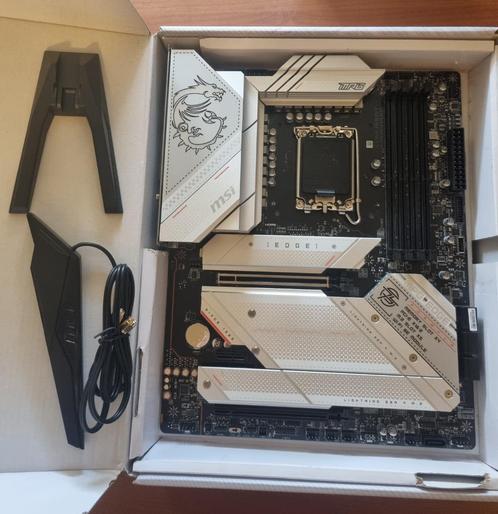 MSI MPG Z790 EDGE WIFI DDR4 + Garantie 22-01-2026, Computers en Software, Moederborden, Zo goed als nieuw, Intel, DDR4, Ophalen of Verzenden