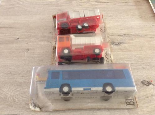 Camions jouets en plastique vintage (Bison) (Nouveau), Collections, Jouets, Neuf, Enlèvement ou Envoi