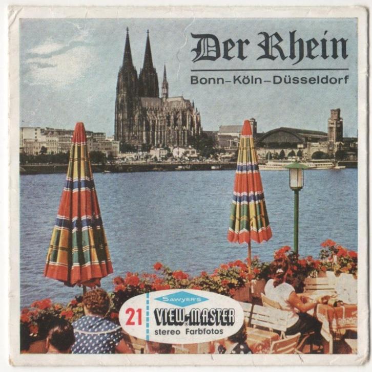View-master De Rijn - Rhein C 415, Antiek en Kunst, Antiek | Speelgoed, Ophalen of Verzenden