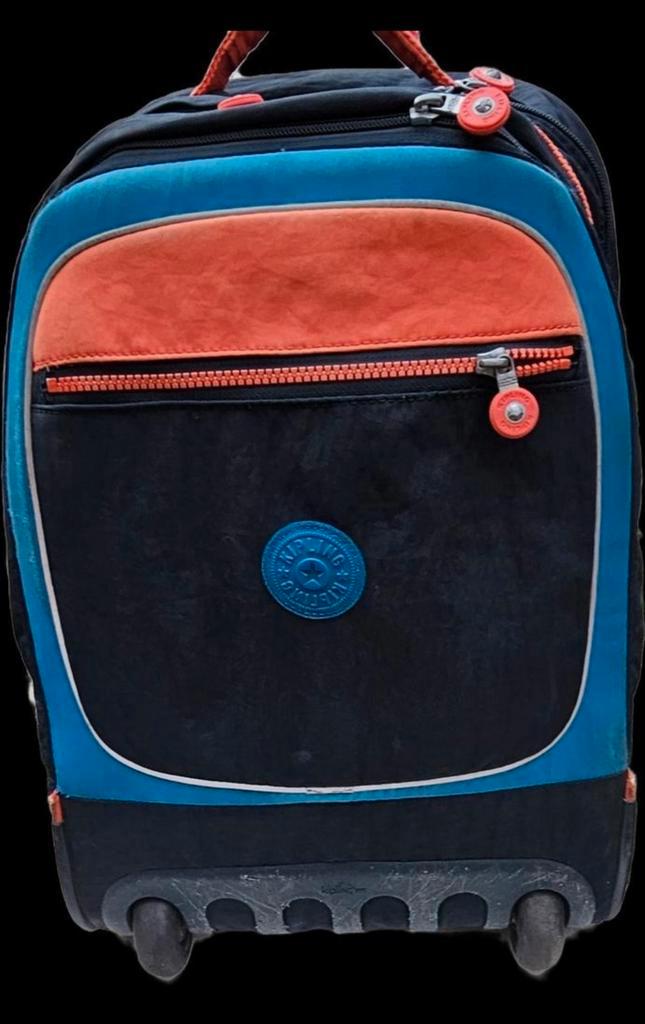 Boekentas / trolley met wieltjes – Kipling, Bijoux, Sacs & Beauté, Sacs | Cartables, Comme neuf, Enlèvement ou Envoi