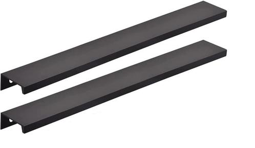 2 poignées noires d'une longueur de 1m, Doe-het-zelf en Bouw, IJzerwaren en Bevestigingsmiddelen, Nieuw, Schroeven, Ophalen