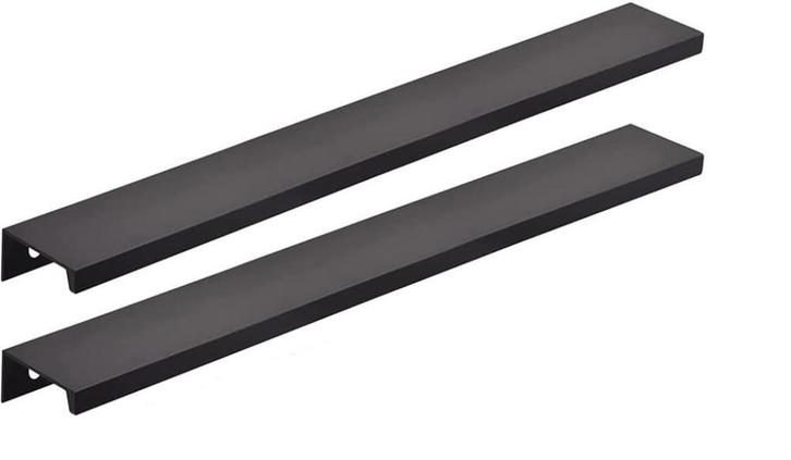 2 poignées noires d'une longueur de 1m, Doe-het-zelf en Bouw, IJzerwaren en Bevestigingsmiddelen, Nieuw, Schroeven, Ophalen