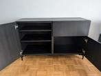 Vends Buffet Salon Noir Ikea, Huis en Inrichting, Kasten | Buffetkasten, Ophalen, Gebruikt, 100 tot 150 cm, Minder dan 100 cm