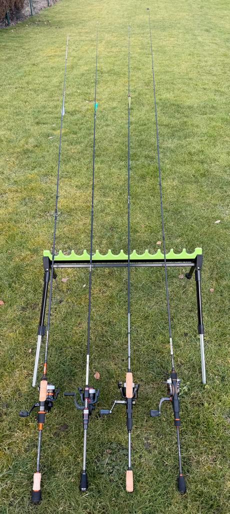 4 Forel Hengels in Top staat en materiaal, Watersport en Boten, Hengelsport | Roofvissen, Zo goed als nieuw, Complete set, Ophalen of Verzenden