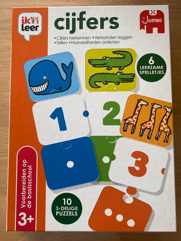 Jumbo - Ik Leer - Cijfers - Educatief spel - Vanaf 3 jaar, Kinderen en Baby's, Speelgoed | Educatief en Creatief, Zo goed als nieuw