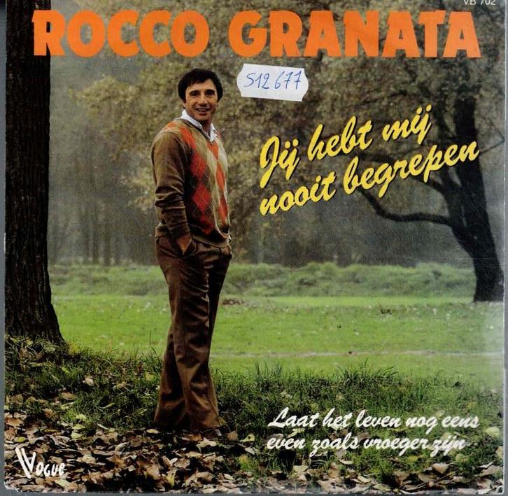 Vinyl, 7"    -   Rocco Granata – Jij Hebt Mij Nooit Begrepen, Cd's en Dvd's, Vinyl | Overige Vinyl, Overige formaten, Ophalen of Verzenden