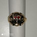 Bague tête de mort métal doré, Bijoux, Sacs & Beauté, Enlèvement ou Envoi, Neuf, Femme ou Homme
