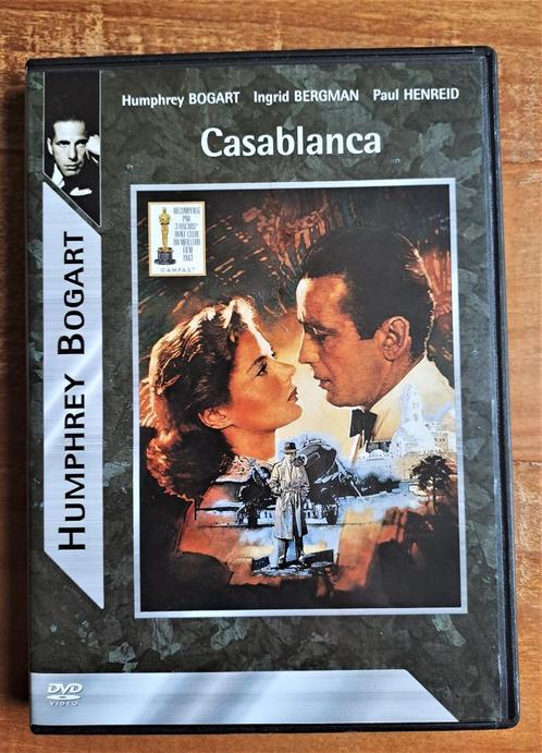 Casablanca - Humphrey Bogart - Ingrid Bergman, Cd's en Dvd's, Dvd's | Klassiekers, Gebruikt, Drama, 1940 tot 1960, Vanaf 9 jaar