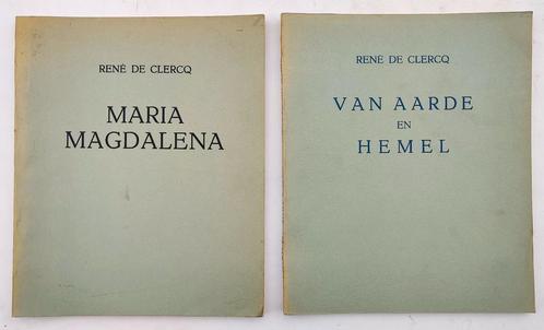 René De Clercq, twee uitgaven. 1919 en 1924., Antiek en Kunst, Antiek | Boeken en Manuscripten, Ophalen of Verzenden