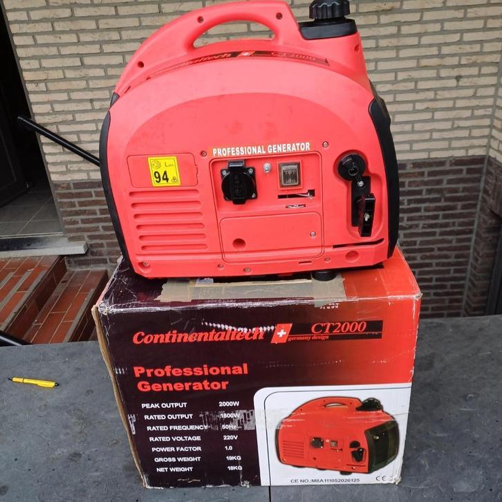 generator, Doe-het-zelf en Bouw, Aggregaten, Benzine, Geluidgedempt, Ophalen