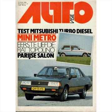 Autovisie Tijdschrift 1980 NR 21 #1 Nederlands