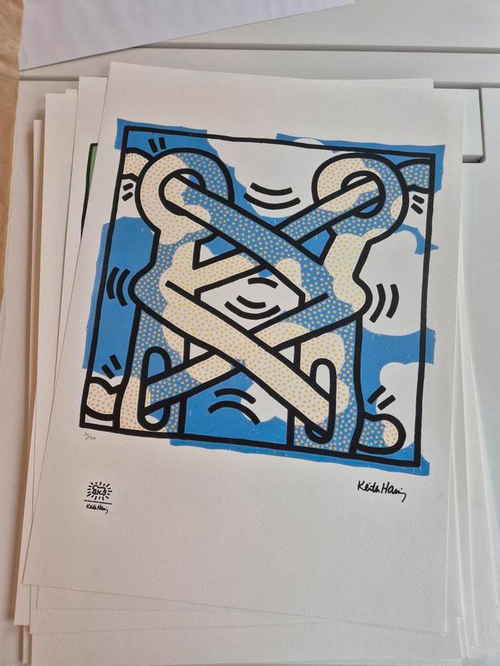 Keith Haring Litho, Antiek en Kunst, Kunst | Litho's en Zeefdrukken, Ophalen