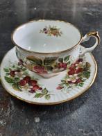 kop en schotel Elizabethan en Royal Albert., Comme neuf, Envoi, Porcelaine, Tasse et/ou soucoupe