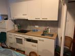 Keukentje, zelf te demonteren en af te halen, Huis en Inrichting, Ophalen, Gebruikt, Wit, Enkelwandige keuken