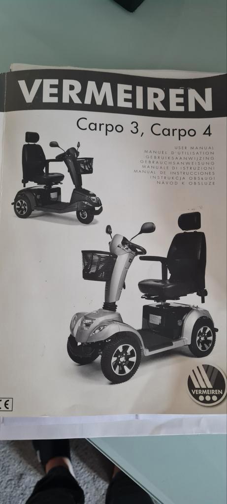 Brommobiel Vermeiren nv carpo 4, Diversen, Brommobielen en Scootmobielen, Zo goed als nieuw, Ophalen