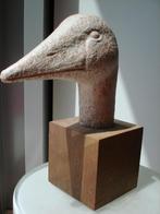Eend gans kopje, enig exemplaar glazed terracotta A. Daenen, Antiek en Kunst, Ophalen
