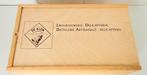 OBJET DE COLLECTION vintage. L'HORLOGE. ︎Coffret en bois ave, Enlèvement ou Envoi