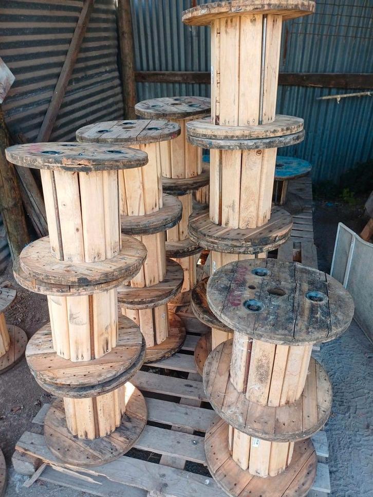 haspel, tafeltje, krukje, opstapje, winterbar, Tuin en Terras, Tuintafels, Gebruikt, Hout, Ophalen