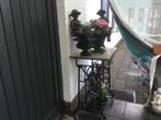 naaimachine onderstel en gietijzeren potten en kalken beeld, Tuin en Terras, Ophalen, Zo goed als nieuw