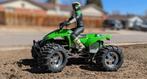 HPI Savage Kawasaki KFX 100 4wd nitro, Hobby en Vrije tijd, Ophalen, Zo goed als nieuw, Nitro, Auto offroad