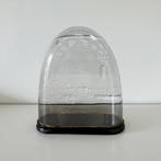 Vintage XL glazen stolp / ovale glasvitrine, Ophalen of Verzenden