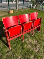 Anciens sièges de cinéma à renover, Maison & Meubles, Chaises, Rouge, Trois, Enlèvement, Utilisé