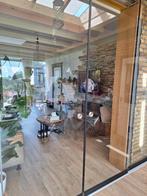 Glasschuifwandsysteem voor blokhut, tuinkamer, overkapping, Tuin en Terras, Overkappingen, Ophalen, Zo goed als nieuw