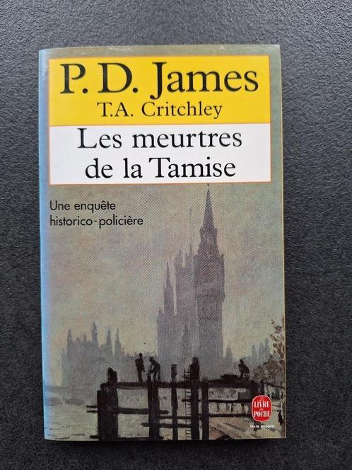 Les meutres de la Tamise - PD James, Boeken, Detectives, Zo goed als nieuw, Ophalen of Verzenden