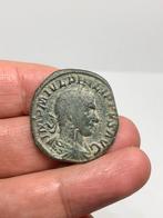 Monnaie romaine, Philippe Ier sesterce, 244-249 AD, Rome, Timbres & Monnaies, Envoi, Italie, Monnaie en vrac