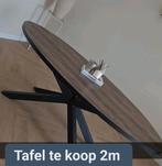 Eettafel donkerbruin 2m, Huis en Inrichting, Ophalen