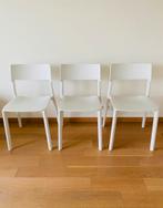 3 witte stoelen, Huis en Inrichting, Stoelen, Ophalen of Verzenden