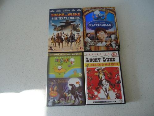 4 DVD's van "Suske & Wiske - Ratatoullee -  Lucky Luke., Cd's en Dvd's, Dvd's | Kinderen en Jeugd, Gebruikt, Film, Overige genres