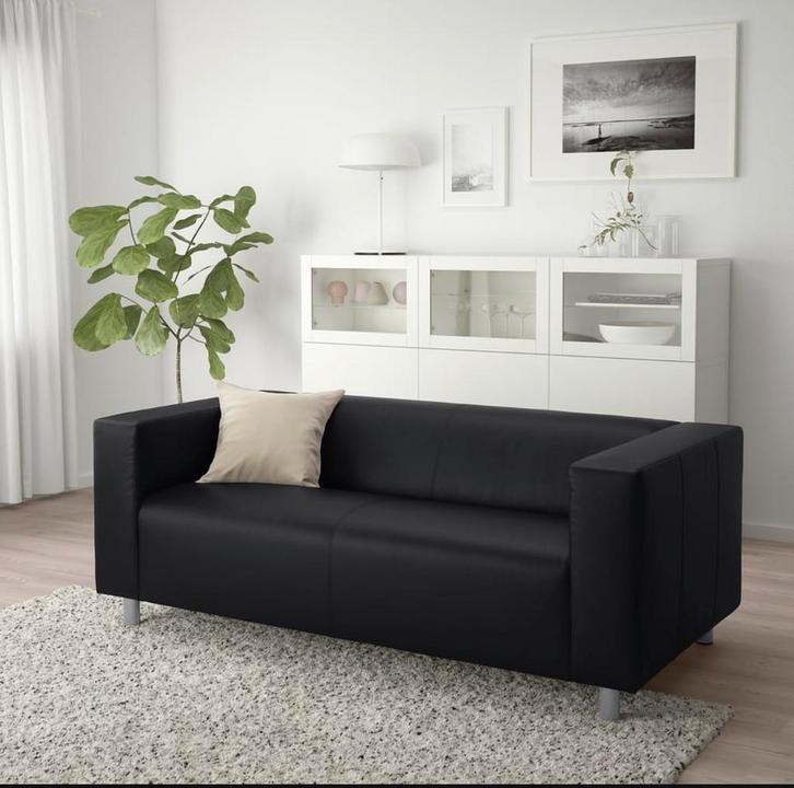 Canapé 2 places IKEA Klippan Bomstand noir ÉTAT NEUF, Maison & Meubles, Chambre à coucher | Canapés-lits, Comme neuf, Noir, Enlèvement