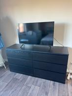IKEA MALM ladekast – 6 lades, zwart, Ophalen, Zo goed als nieuw