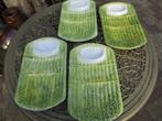 aspergeborden barbotine vintage 4 stuks, Ophalen