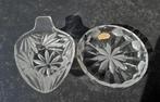 2 prachtige kristallen schaaltjes., Enlèvement ou Envoi