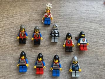 10 minifig Lego ridders - zie beschrijving beschikbaar voor biedingen