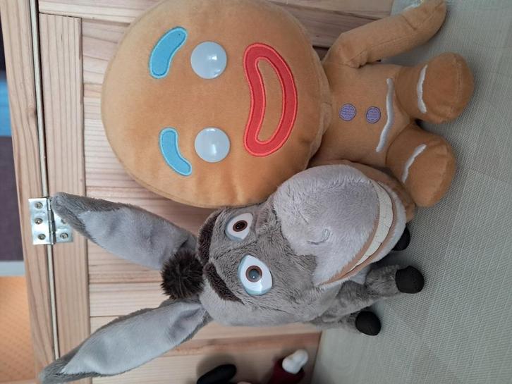 Set knuffels Shrek, Kinderen en Baby's, Speelgoed | Knuffels en Pluche, Zo goed als nieuw, Ophalen