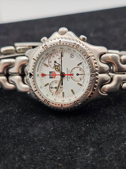 Tag Heuer Quartz Tritium Chronograaf .90'S, Handtassen en Accessoires, Horloges | Heren, Gebruikt, TAG Heuer, Ophalen of Verzenden